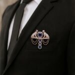 Twin Panthers Diamond Brooch - Image 2
