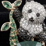 Panda Diamond Brooch - Image 2