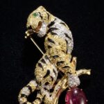 Tiger Diamond Brooch - Image 3