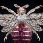 Bee Diamond Brooch - Image 2
