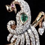 Peacock Diamond Brooch - Image 3