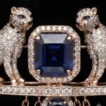Twin Panthers Diamond Brooch - Image 3