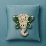 Ganesha Diamond Brooch - Image 4