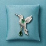 Hummingbird Diamond Brooch - Image 4