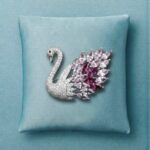Swan Diamond Brooch - Image 4