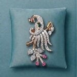 Peacock Diamond Brooch - Image 4
